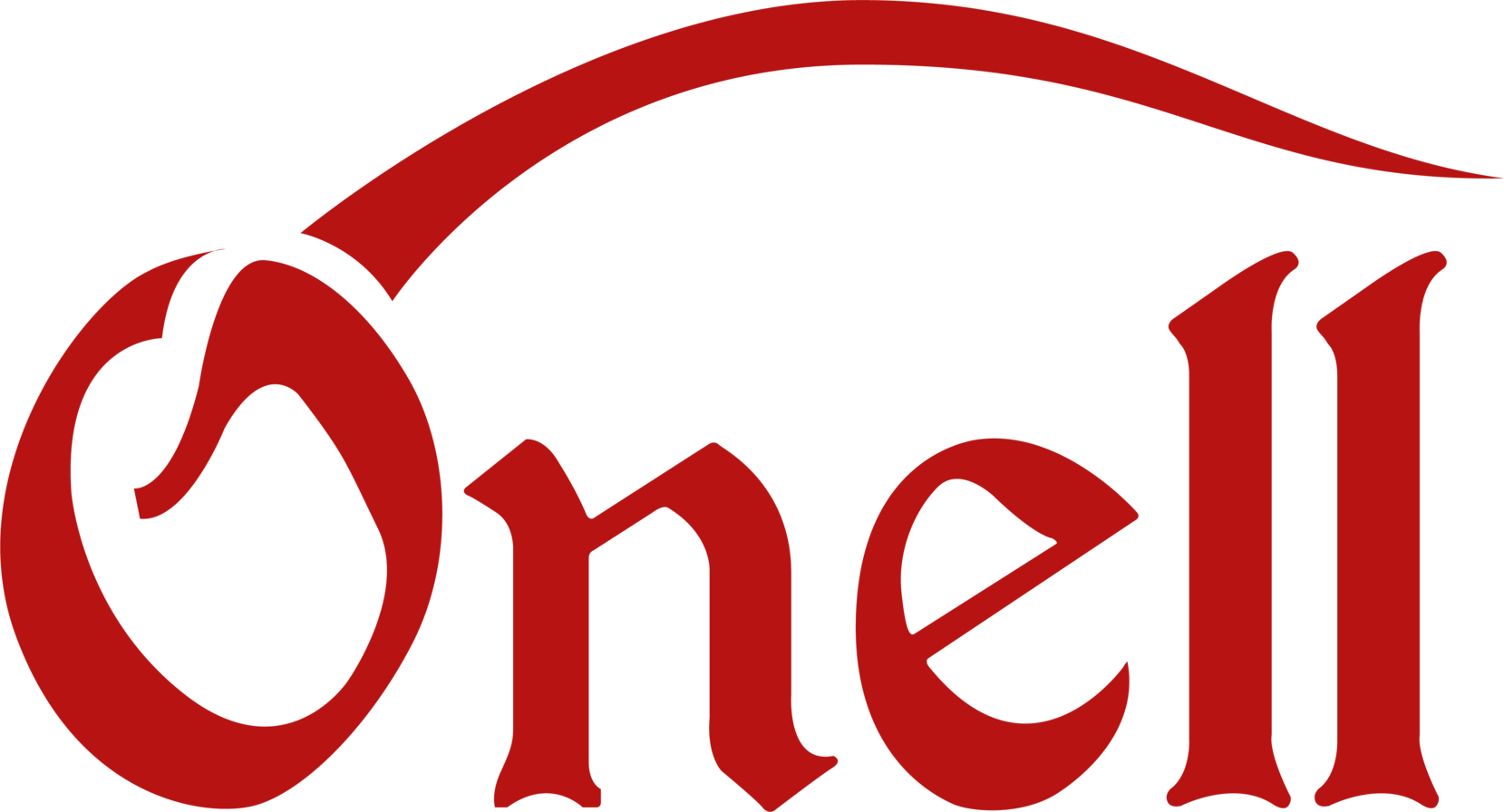 Onell Removals; Man & Van and Deliverie red logo with white background
