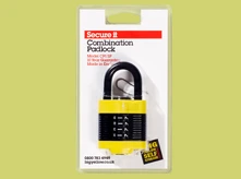 A secure it combination padlock in storage packs and other necessities provided by Onell Removals