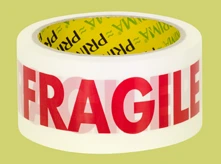 A fragile tape under the storage and packing goods provided by Onell Removals